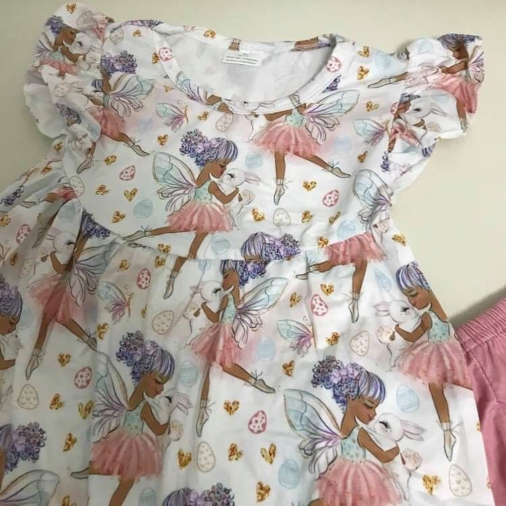 Fairy ballerina ruffle shorts set - Picture 6 of 7